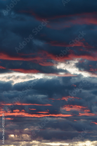 Dramatic clouds and sunset 6