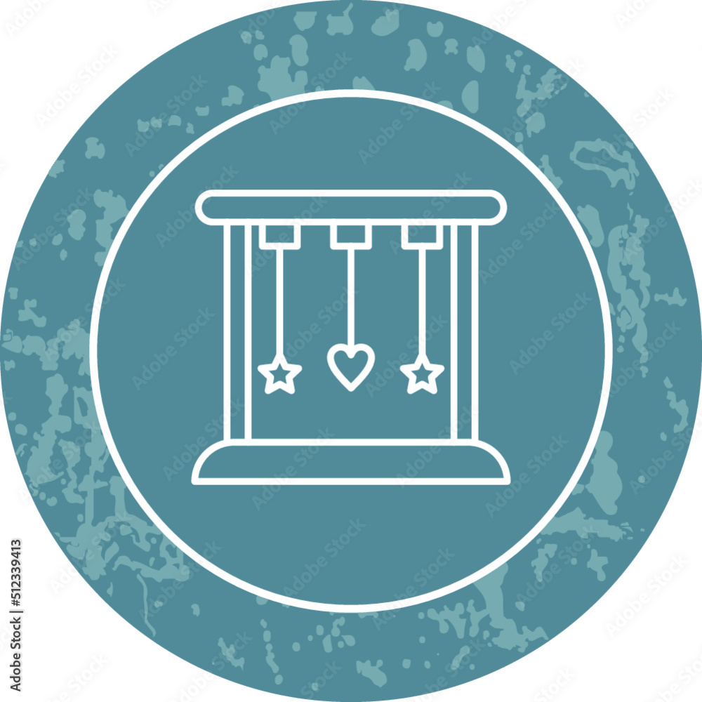 Unique Line Round Circle Icon