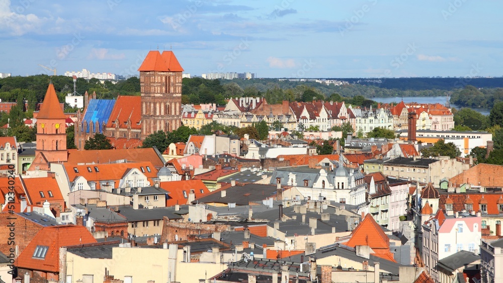 Obraz premium Torun Old Town. Landmark of Poland.