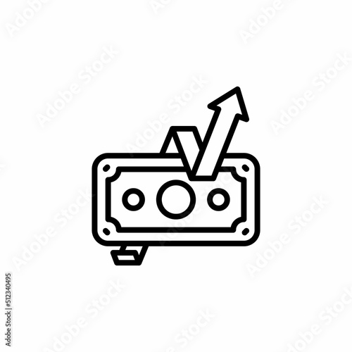 Growth Investing icon in vector. Logotype