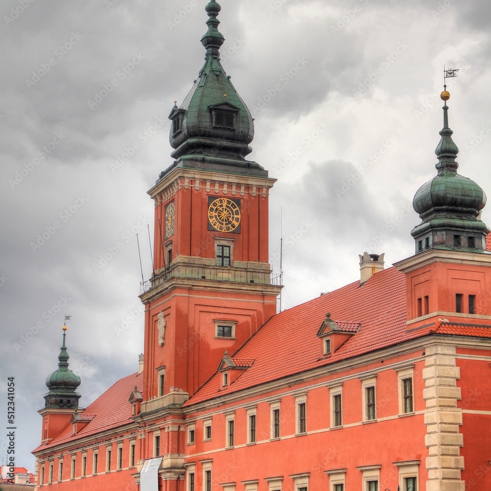 Fototapeta premium Warszawa - Warsaw. Capital city of Poland. Landmarks of Poland.