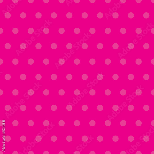 pattern, on a bright pink background, pale pink circles, vector illustration,