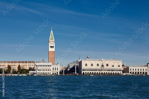 San Marco square in Venice seen from the lagoon, Italy © Massimo Pizzotti