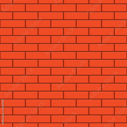 Brick wall pattern clipart design illustration