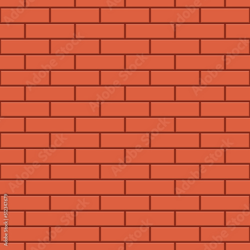 Brick wall pattern clipart design illustration