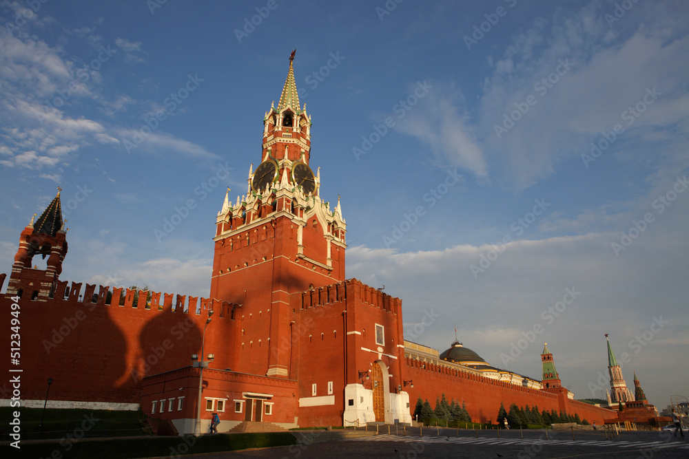 Spasskaya tower at Kremlin, Moscow, Russia