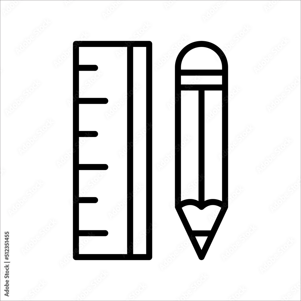 ruler icon vector design template simple and clean ruler icon vector design template simple and clean