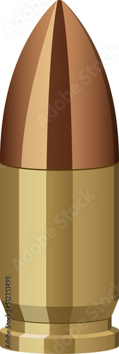 Gun bullet clipart design illustration