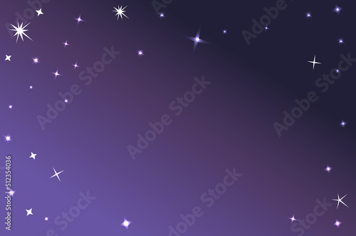 abstract background with stars and purple color, gradient © tatyana
