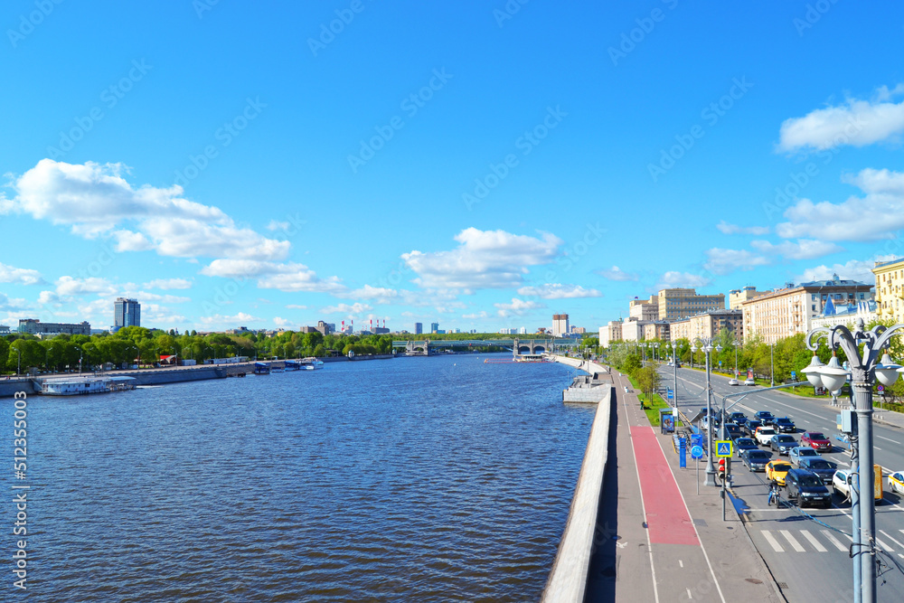 View of the bridge over the Moskva river