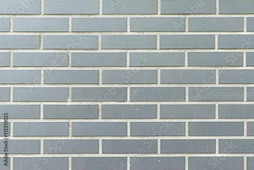 Nice grey new brick wall textured background.Banner background.