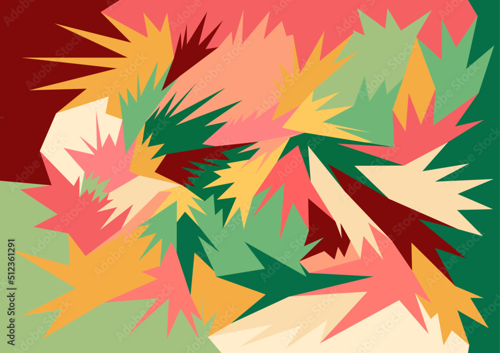 Exotic colorful summer time background. Exotic colorful summer time background.