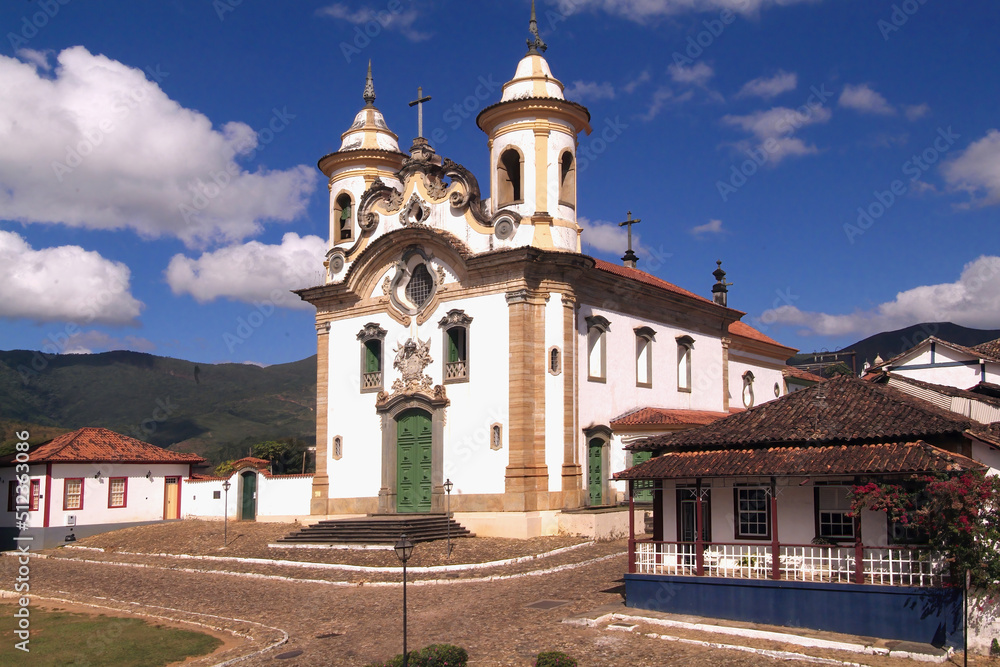 Our Lady of Mount Carmel Church, Mariana, Minas Gerais state, Brazil Our Lady of Mount Carmel Church, Mariana, Minas Gerais state, Brazil