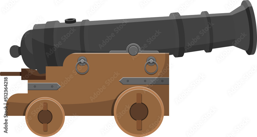 Ancien cannon clipart design illustration Stock Vector | Adobe Stock