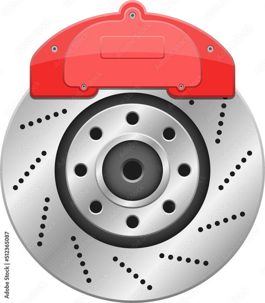 Brake disk clipart design illustration