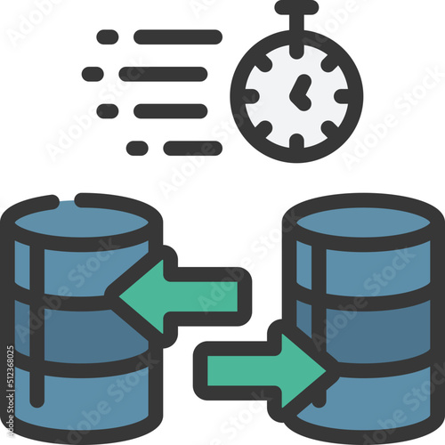 Fast Data Transfer Icon
