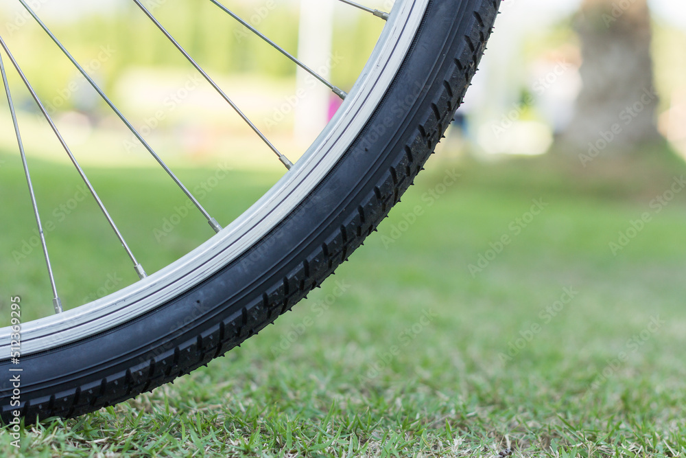 Naklejka premium bicycle wheels