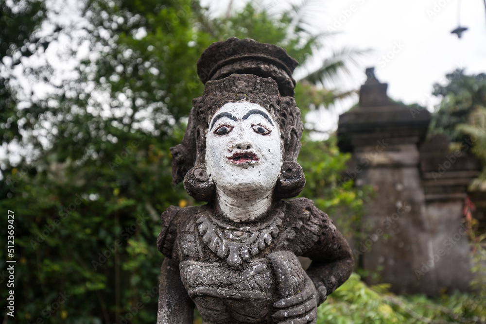 Hinduism stone sculpture at Bali, Indonesia Hinduism stone sculpture at Bali, Indonesia
