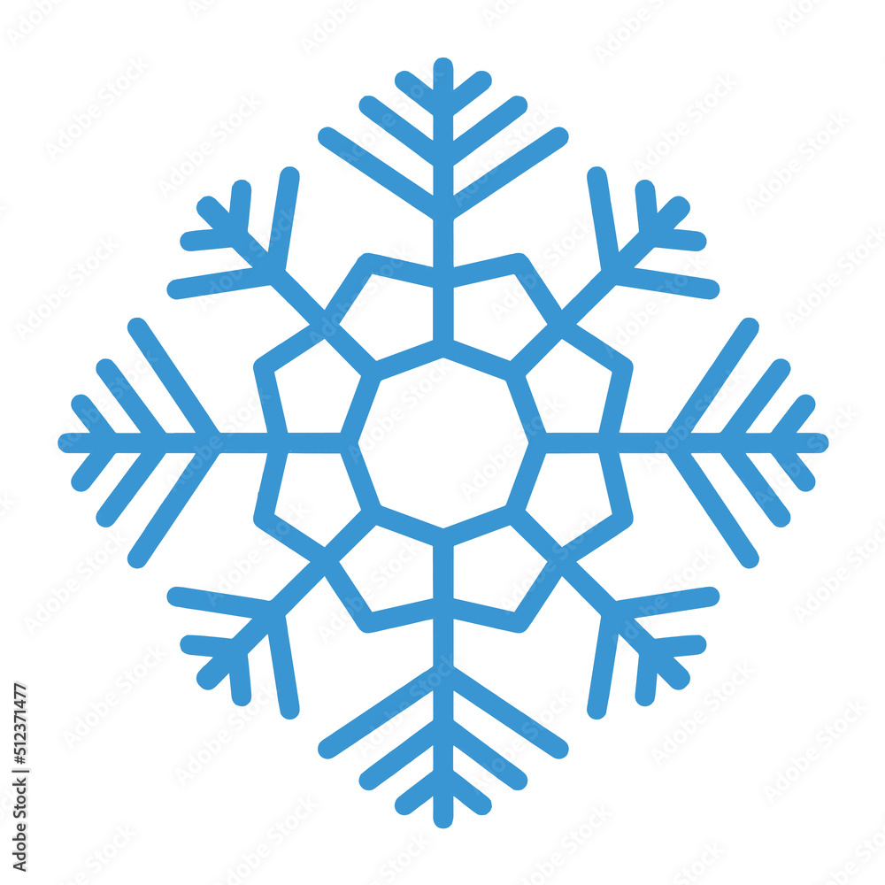 Snowflakes оrnamental winter design. vector illustration. Blue snowflake on white background. Beautiful snowflakes for winter design. Christmas New Year elements. Silhouette of crystal snowflakes Icon Snowflakes оrnamental winter design. vector illustration. Blue snowflake on white background. Beautiful snowflakes for winter design. Christmas New Year elements. Silhouette of crystal snowflakes Icon