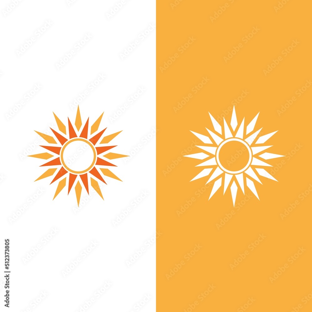Fototapeta premium Sun Vector illustration Icon