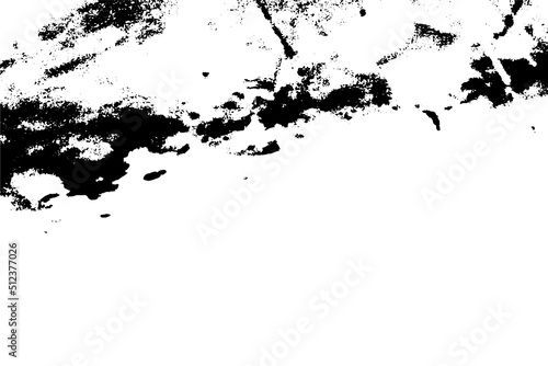 Vector grunge black and white ink splats background .illustration Eps10