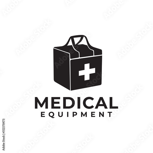 Medical kit bag logo design