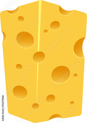 Cheese clipart design illustration