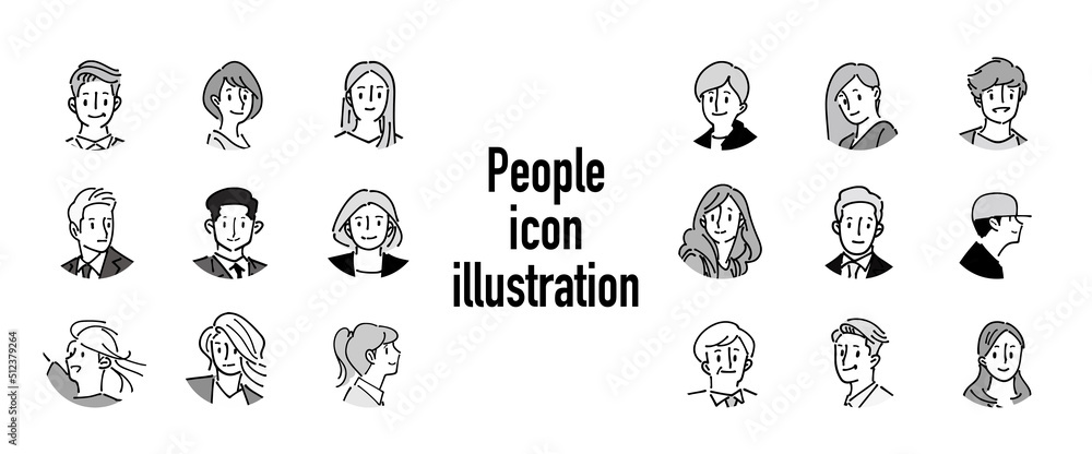 人物おしゃれイラスト素材 人物おしゃれイラスト素材