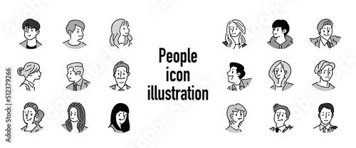 人物おしゃれイラスト素材