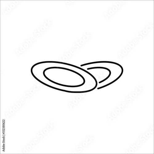 Plate vector design on white background