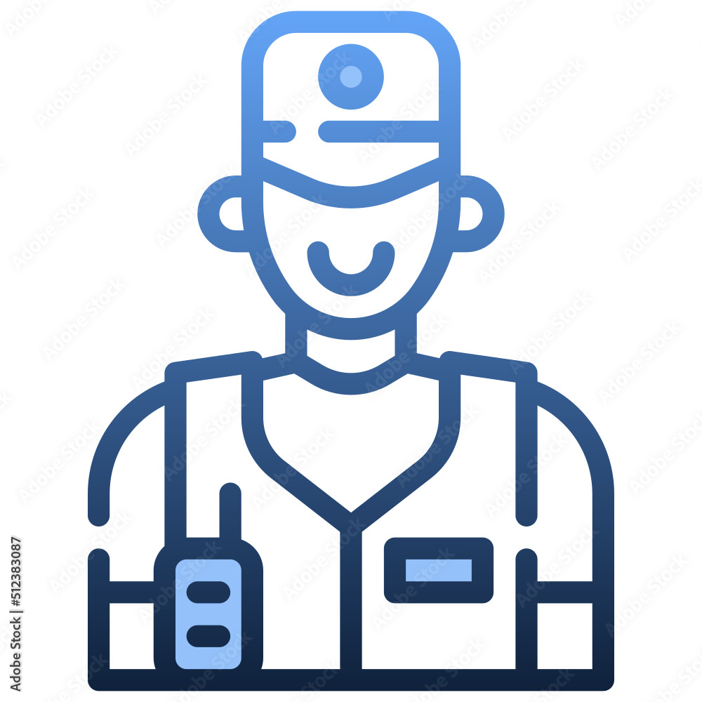 GUARD Gradient icon,linear,outline,graphic,illustration GUARD Gradient icon,linear,outline,graphic,illustration