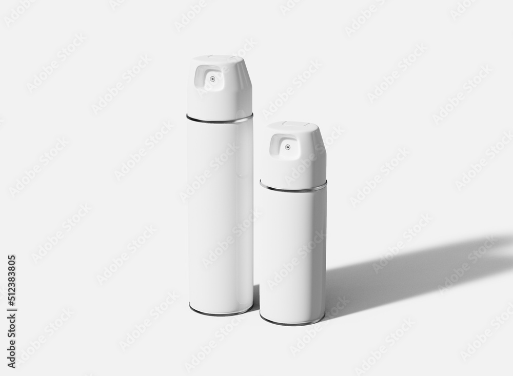 Different Size Spray Bottles Mockup Different Size Spray Bottles Mockup