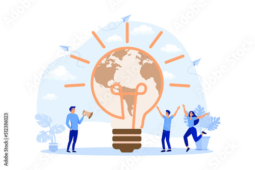 holiday date, earth hour, save energy and planet, design concept, world earth hour on March 30. flat design modern illustration