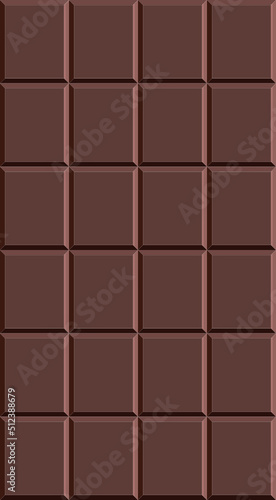 Chocolate bar clipart design illustration