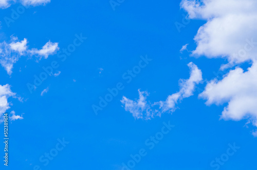 blue sky with clouds