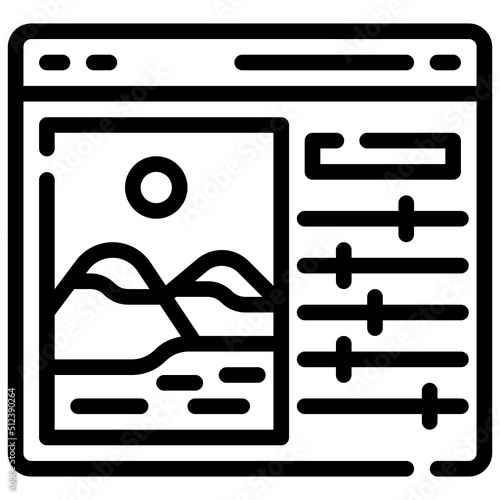 PHOTO EDITING line icon,linear,outline,graphic,illustration