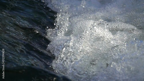 Wallpaper Mural Water. Clear water stream water splash into the water.
 Torontodigital.ca