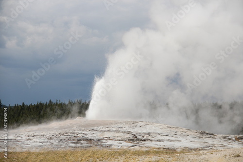 Old Faithful Geyser, Wyoming © Claire