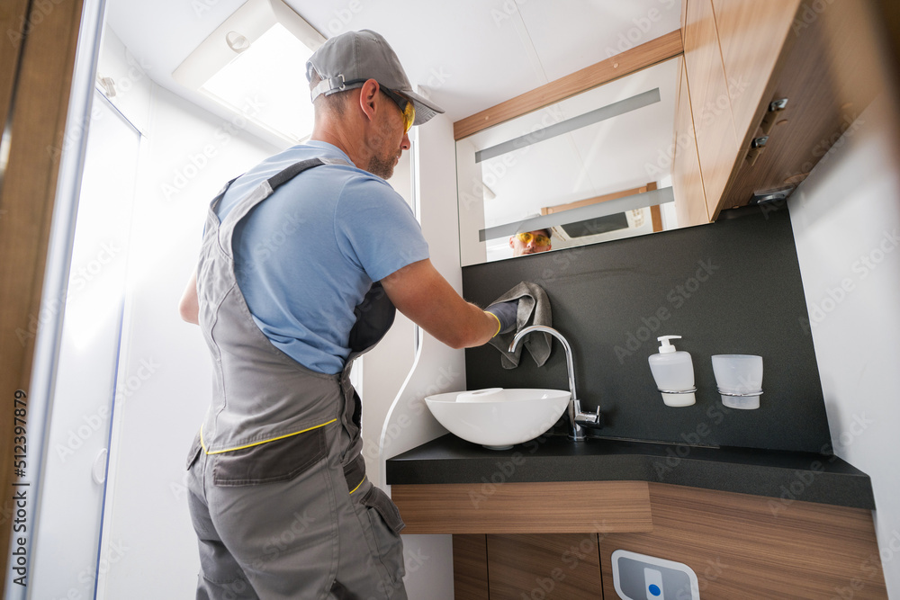 Camper Van Bathroom Cleaning Camper Van Bathroom Cleaning