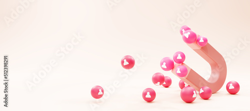 Fotografija Customer targeting or attraction concept