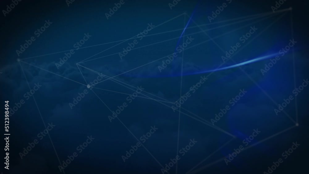 Animation of network of connections over shapes Animation of network of connections over shapes