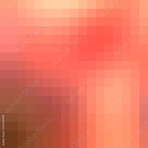 Blur Pixel Square Pattern Censored Image Background Vector Illustration