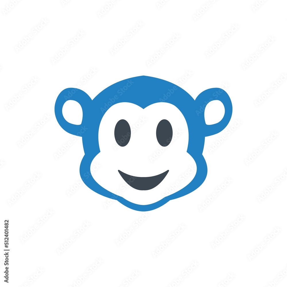Monkey face icon 