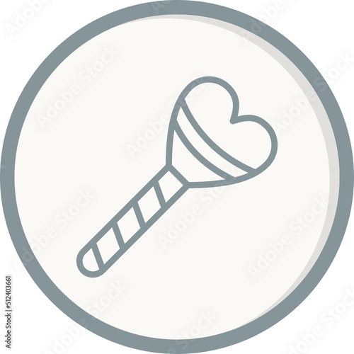 Inclined Lollipop Icon