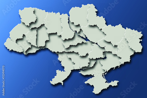 Map of Ukraine 