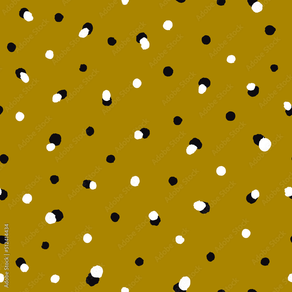 Simple minimalistic pattern with dots and drops. 