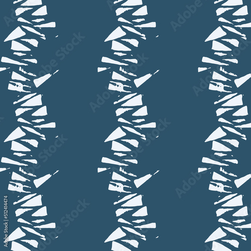 Abstract irregular bold geometric shapes pattern. 