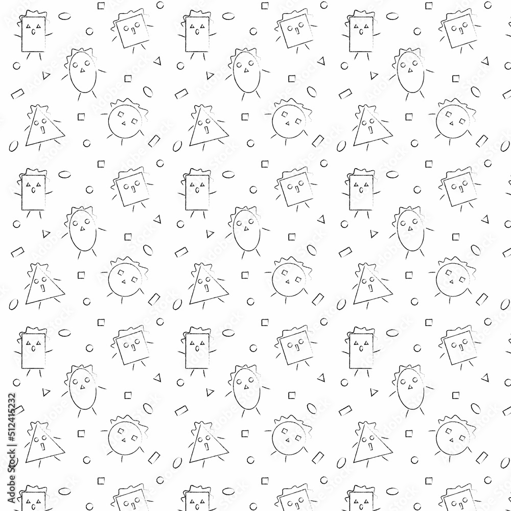 little men pattern