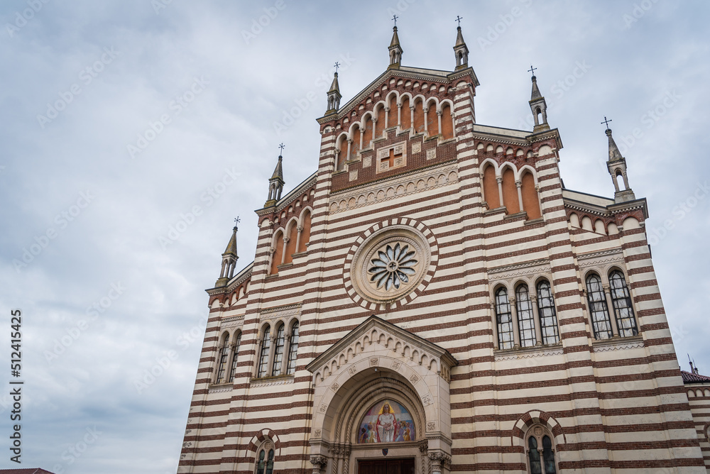 Facade of Piazzola sul Brenta Dome, Padua, Veneto, Italy, Europe