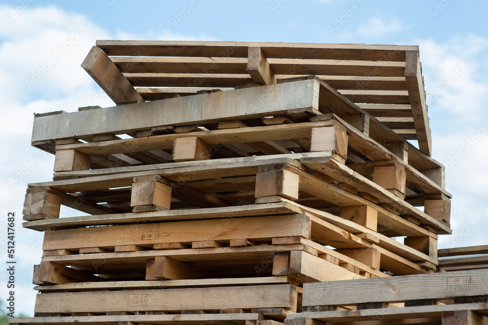 old wooden pallets container transportation old wooden pallets container transportation